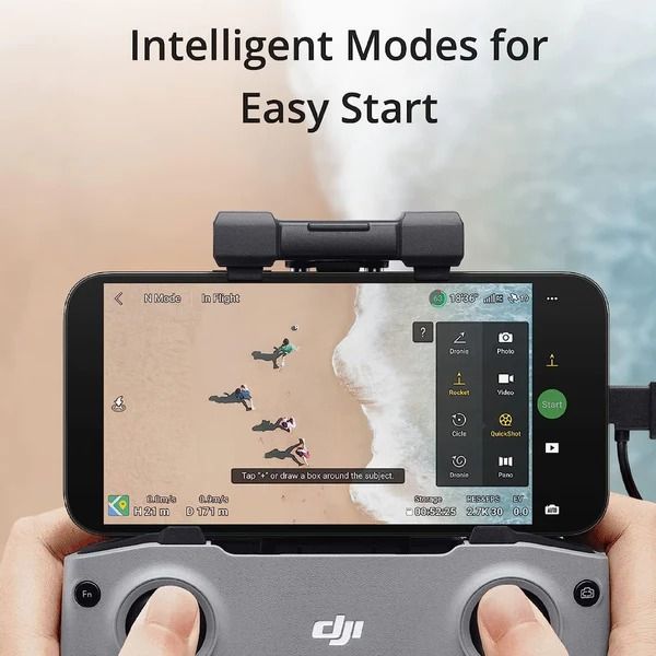 DJI Mini 2 SE Fly More Combo Remote-Controlled 2.7K HD Camera Drone ...
