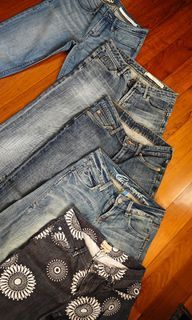 DKNY, Levi's, EDC and Roxy Jeans