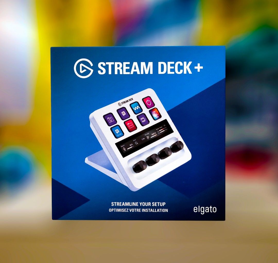 ELGATO STREAM DECK + WHITE (Category: Other Accessories) located in San Juan City. Submitted by blueswitchpc (Listing ID 1254525862, Image 1). Description: NEW STOCKS AVAILABLE📣📣 ELGATO STREAM DECK + WHITE. STREAM DECK + WHITE All the feels for a fast, smooth, intuitive workflow Iconic Stream Deck tech with customizable LCD keys, dials, and touch strip. Stream Deck + is your audio mixer, studio controller, production console – anything you want