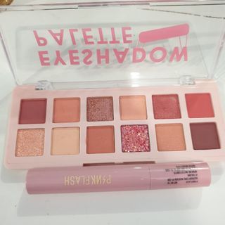 Eye Shadow & Maskara Pinkflash (Paket beli semua)