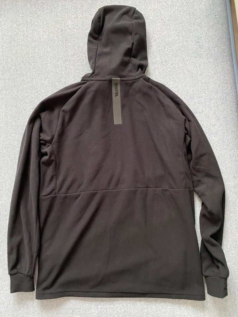 FCRB POLARTEC MICRO SMALL GRID FLEECE HOODIE S, 男裝, 上身及