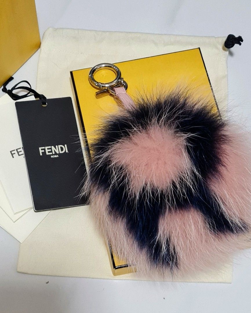 Fendi fur sales bag charm