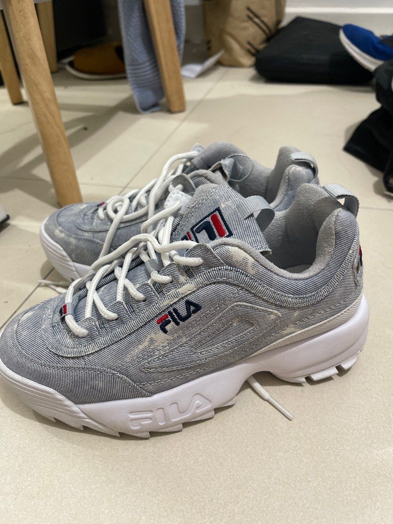 Fila disruptor suede grey outlet