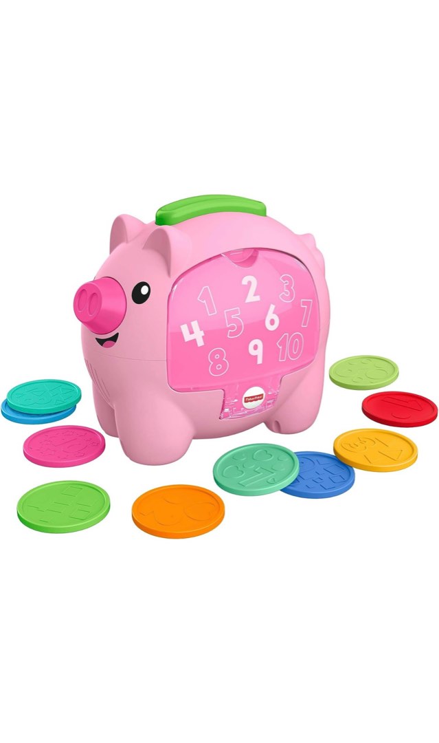 Fisher Price Laugh Learn Count Rumble Piggy Bank Hobbies