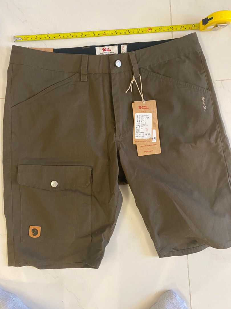 Fjallraven Ruaha G1000 短褲shorts 腰32' 長21', 男裝, 褲＆半截裙