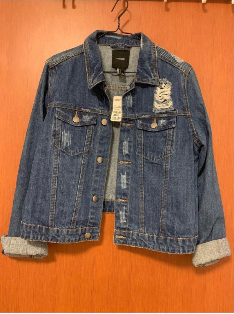 Fur jean jacket forever 21 outlet