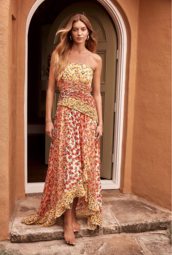 FOREVER NEW Rosa Splice Maxi Dress Women s Fashion Dresses