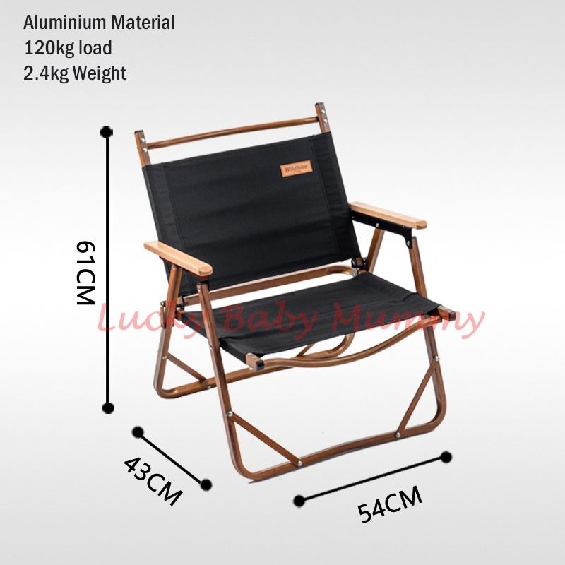 FREE DELIVERY Aluminium Folding Chair Lightweight Outdoor Camping Foldable Chairs Egg Roll Table Portable Sports Equipment Hiking Camping on Carousell