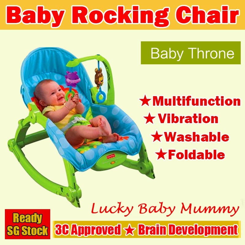 FREE DELIVERY Baby Throne Baby kids Rocking Chair Baby Rocker Toys Baby Bouncer Newborn Toddler Portable
