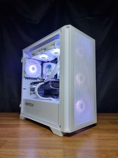💯[FREE DELIVERY]💯 WHITE LCD DISPLAY WATER COOLING GAMING PC / UPLOAD YOUR OWN IMAGE OR GIF / NZXT KRAKEN ELITE 240 RGB / RYZEN 5 7600 / RTX 4060TI ZOTAC TWIN EDGE OC 8GB / WHITE PC CLOUD GAMING DESKTOP WORKSTATION VIDEO EDITING SETUP CUSTOM PC / NARUTO