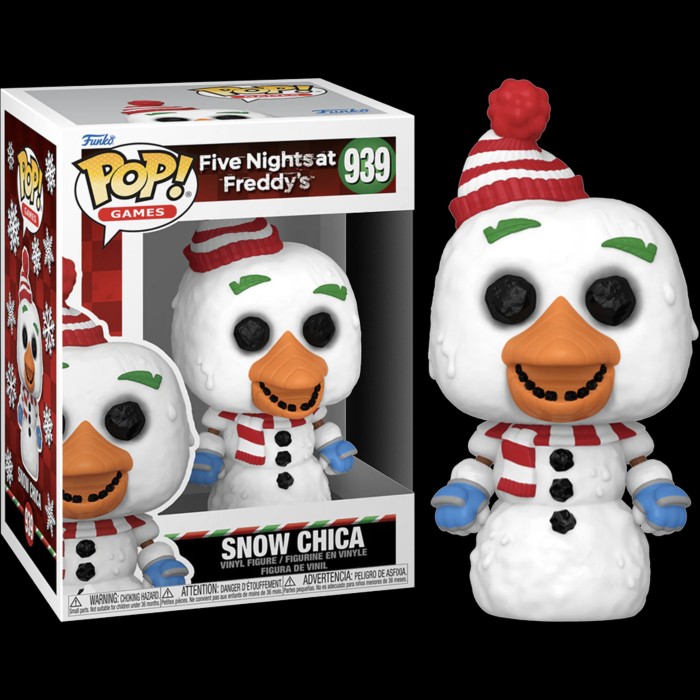  Funko Pop! Games: Five Nights at Freddy's Holiday - Snow Chica  : Toys & Games