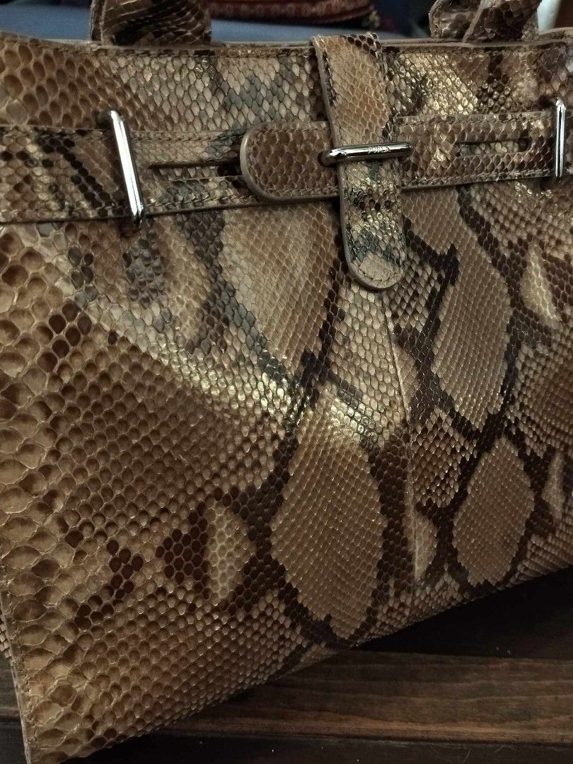 Pallas w Exotic Python Leather - Limited Edition, Luxury, Bags & Wallets on  Carousell