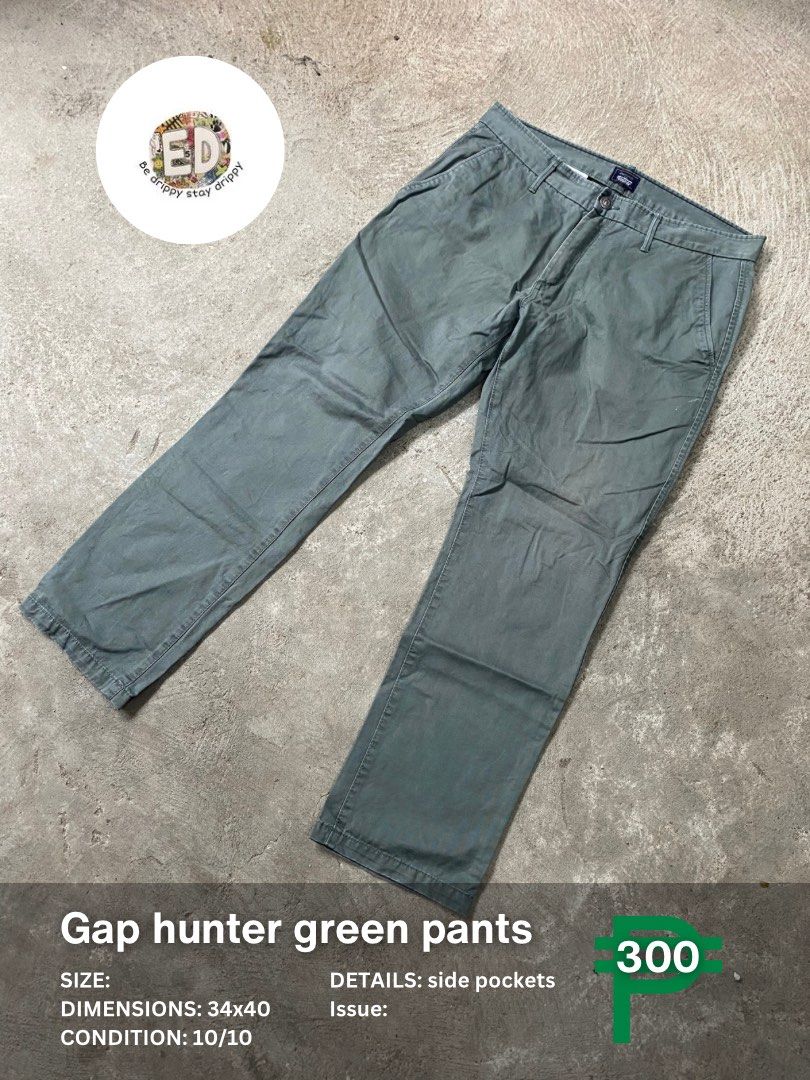 Gap online green pants