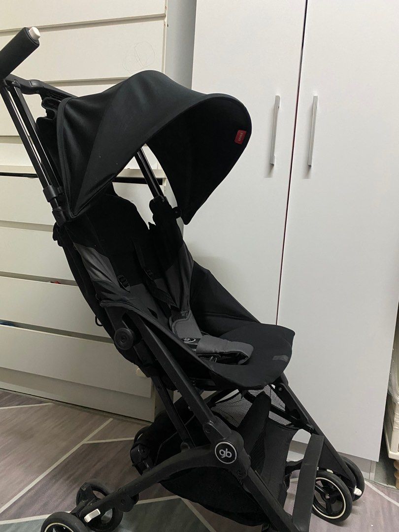 gb Pockit GO Stroller, Satin Black