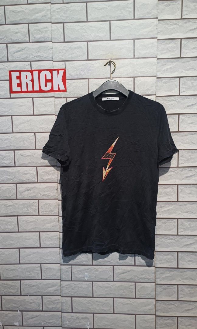 Givenchy lightning tour shirt Men s Fashion Tops Sets Tshirts