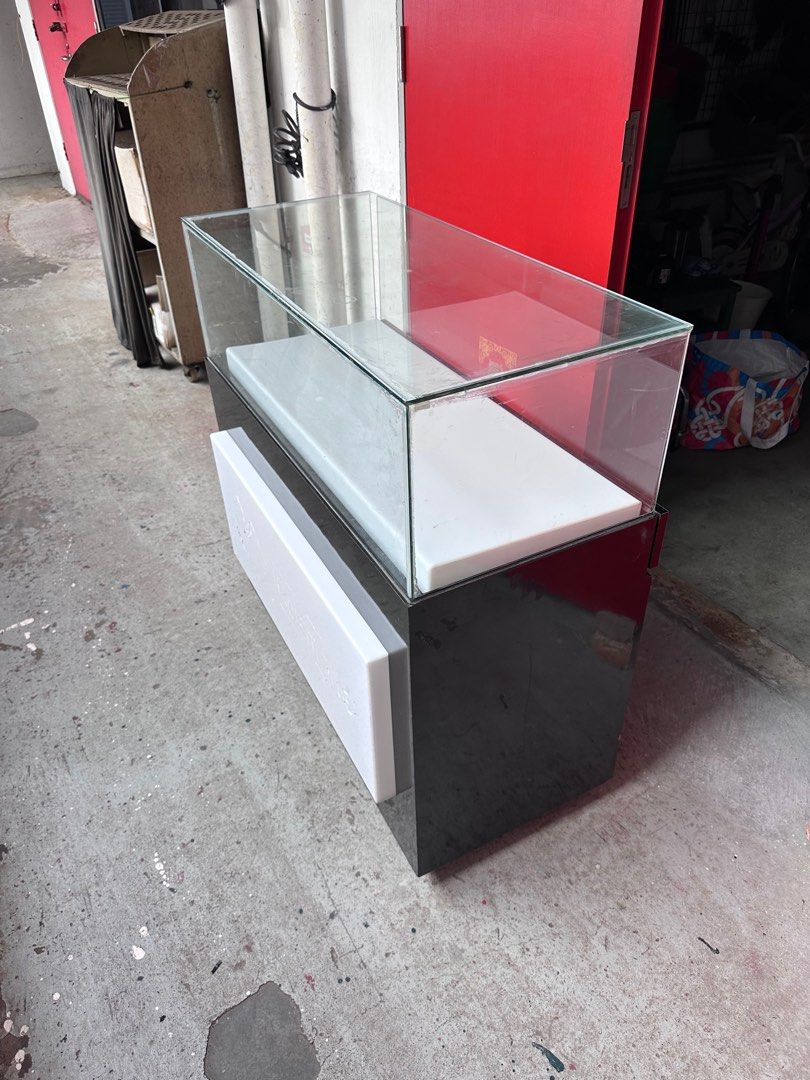 Glass display counter Furniture & Home Living, Furniture