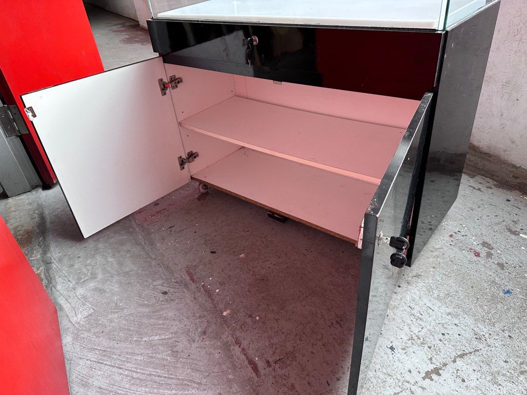 Glass display counter Furniture & Home Living, Furniture