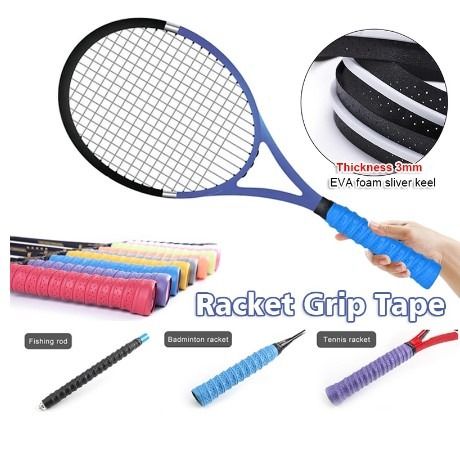 Good Quality Multi-use Badminton Grip Anti-Slip Absorb Sweat Racket Grip  Handle Grip Squash Band, Sports Equipment, Other Sports Equipment and  Supplies on Carousell