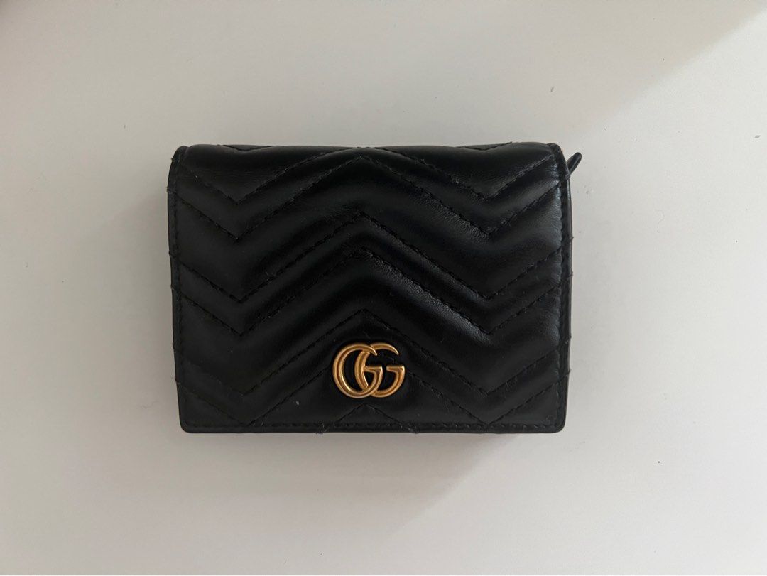 Gg marmont small quilted cheap leather wallet