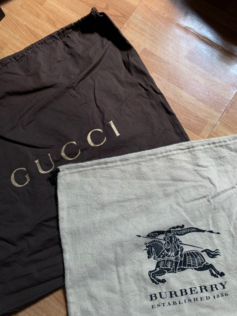 Vintage Original Brown GUCCI dust bag (code 002588) made in Italy