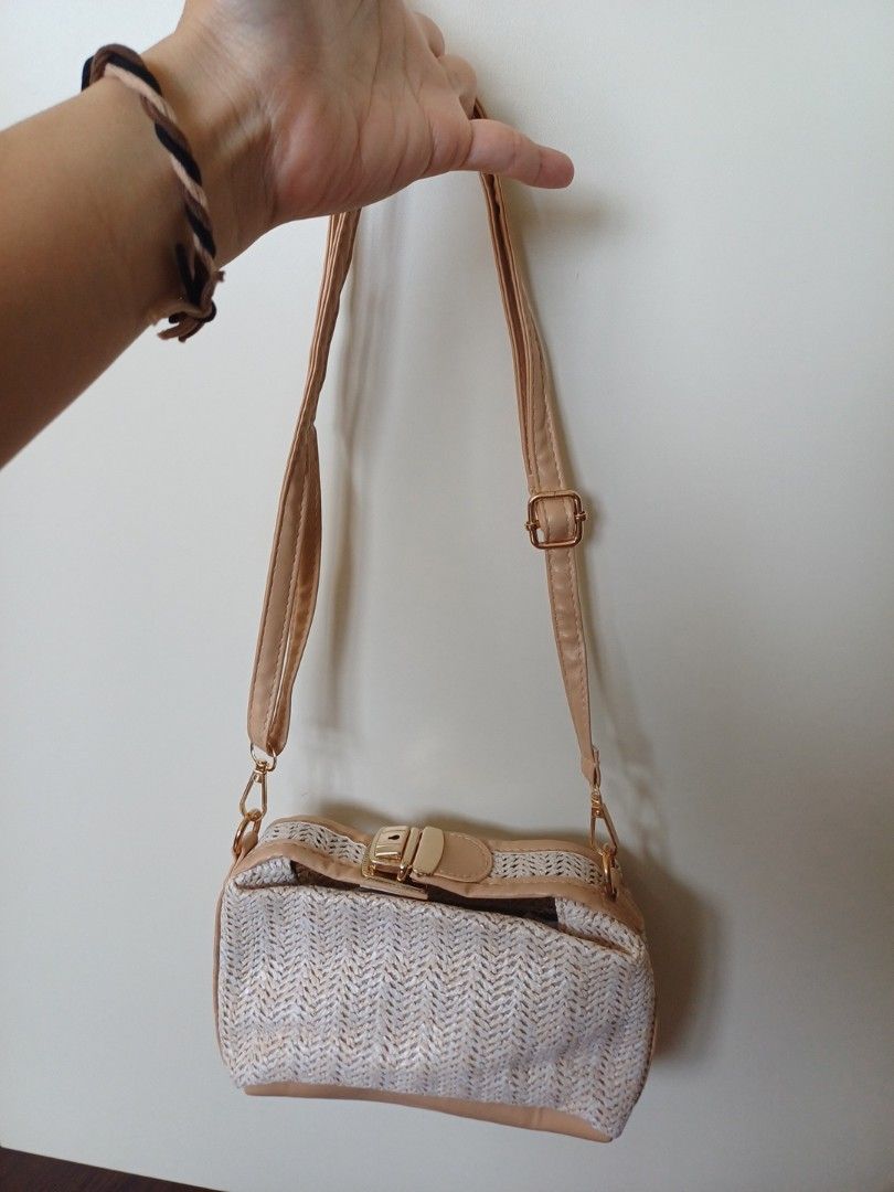 Rattan clutch clearance bag