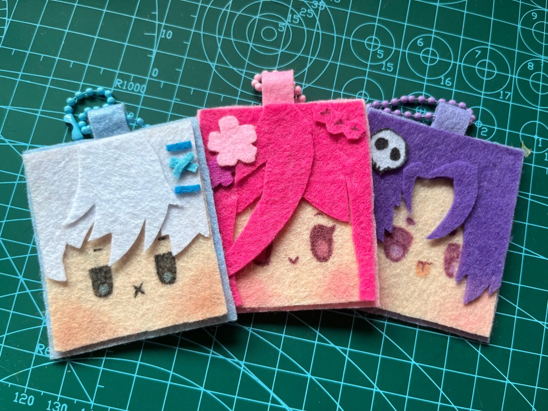 Handmade Fabric Keychain Bluelock Anime chigiri reo nagi bachira
