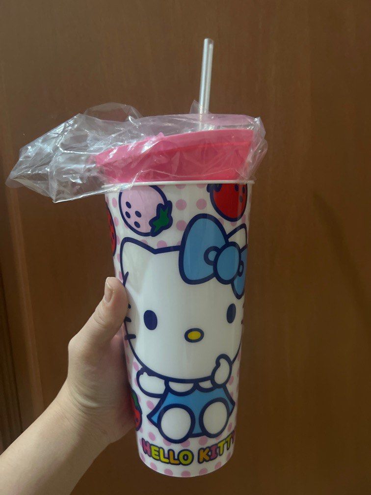 Hello Kitty Thermos Tumbler With Straw 460ml