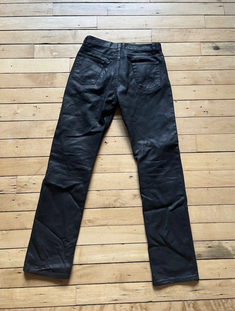 パンツ helmut lang 99 \"coated black denim' HELMUT LANG 1998 Coated Black Denim | NEXT51三国ヶ丘店