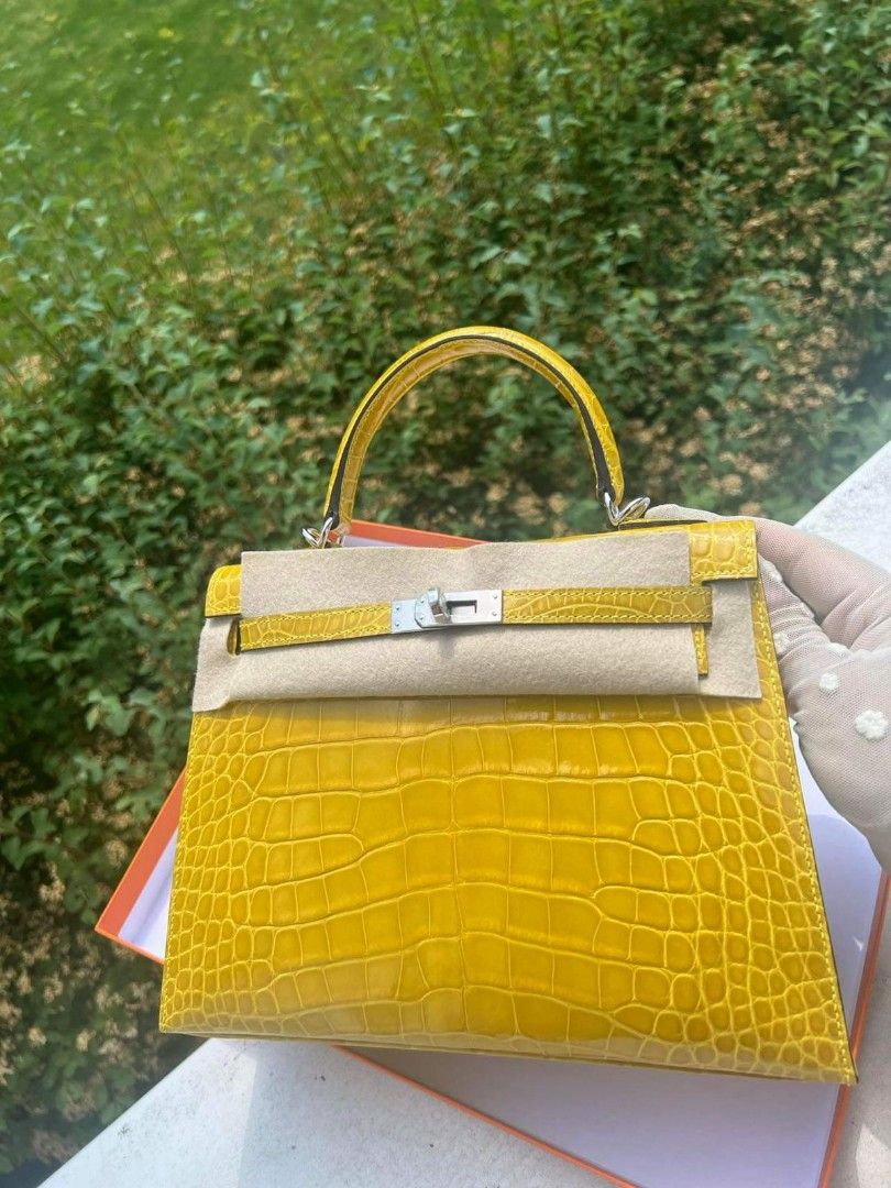 Hermes birkin 25 jaune ambre hotsell lisse