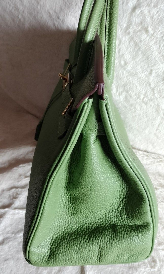 Hermes Birkin Bag 35cm Vert Olive Togo Gold Hardware