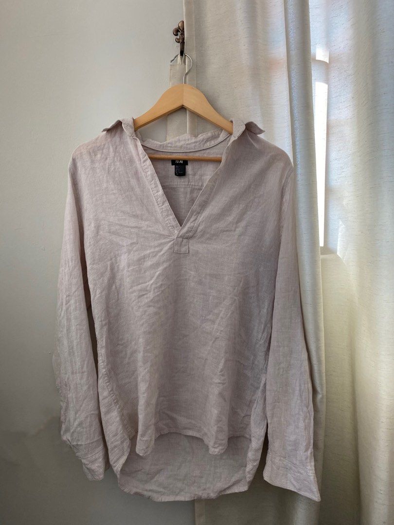 H&m tunic deals blouse