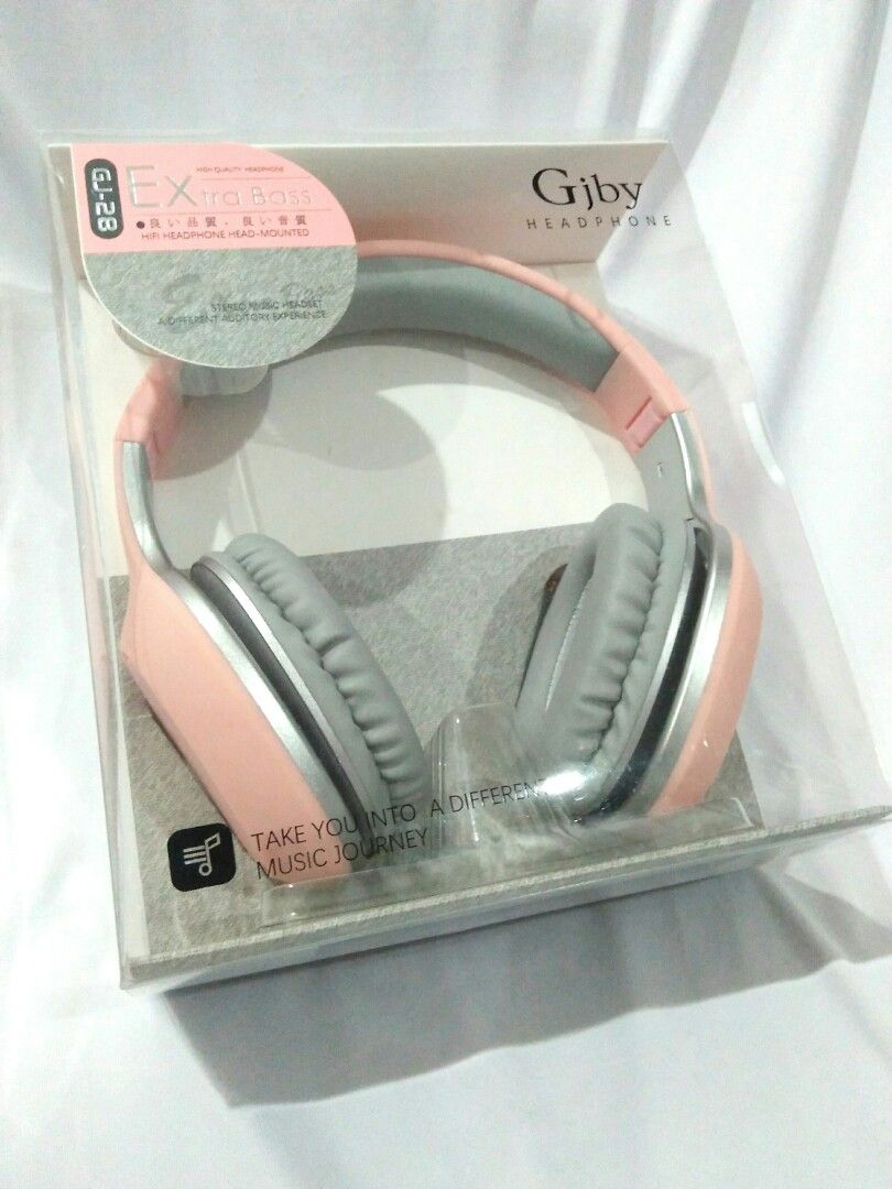 Baby pink cheap headphones