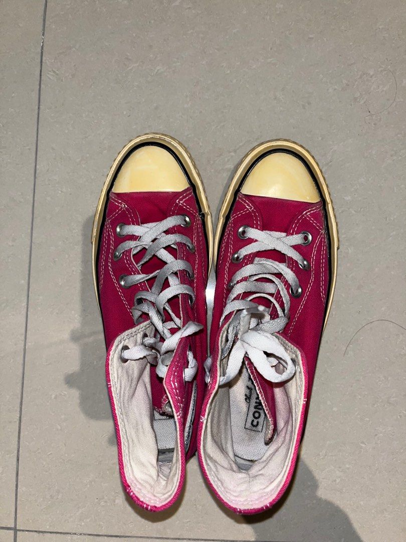 HOT PINK CONVERSE CHUCK TAYLOR Women s Fashion Footwear