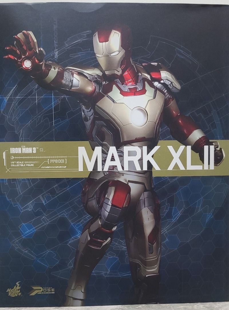 Hot toys Iron man mark 42 Power Pose series Hobbies Toys Toys
