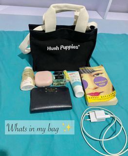 Hush Puppies Canvas Tote Bag Black S