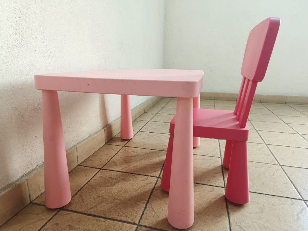 Ikea Kid table and chair, Babies & Kids, Baby Nursery & Kids Furniture, Kids' Tables & Chairs on