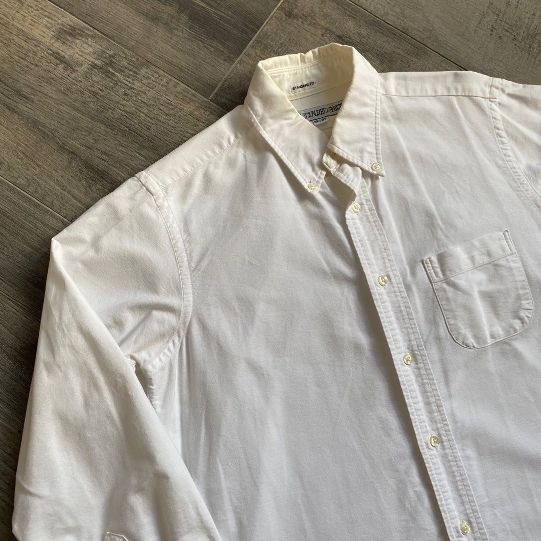 INDIVIDUALIZED SHIRTS WOVEN OF IMPORTED COTTON WHITE SHIRT USA