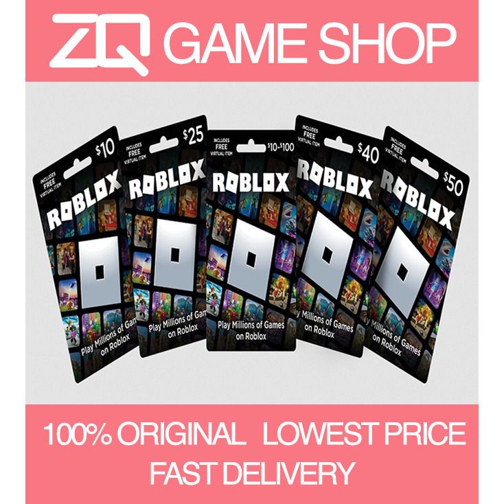 Instant Code Roblox Gift Card Code Global Region Malaysia Robux 100 200 800 1200 1700 2200 2700 3600 4500 No 5 Days Wait