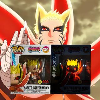 Boruto: Naruto Next Generations Naruto Baryon Mode Glow-in-the-Dark Super  6-Inch Pop! Vinyl Figure #1361 - AAA Anime Exc