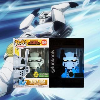 [INSTOCK LAST PIECE] My Hero Academia MHA Pop! Vinyl Figures - Tenya Iida #1349 Glow in the Dark GITD Brad’s Toys Exclusive