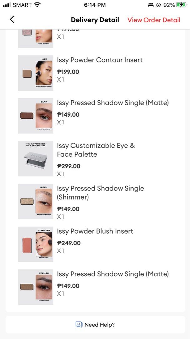 ISSY customizable palette with complete inserts, Beauty & Personal Care ...