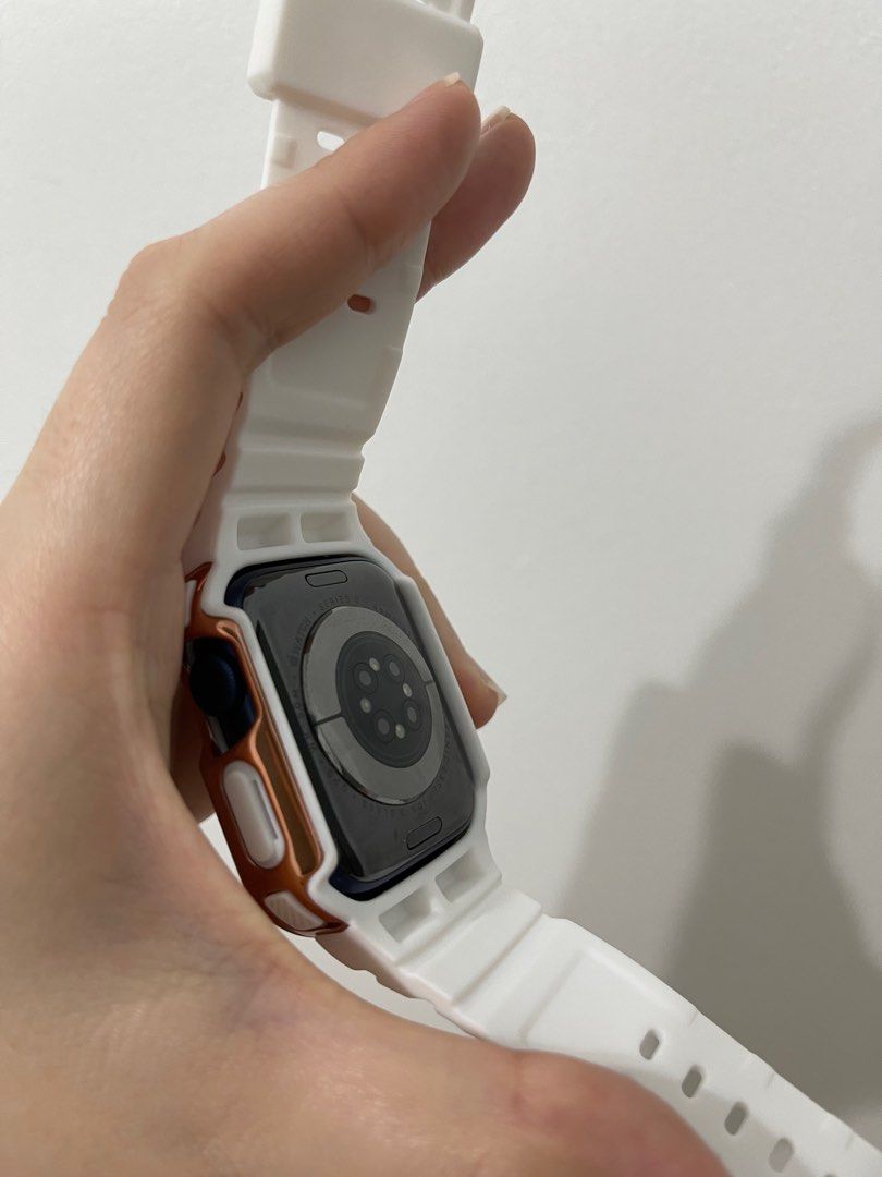 Apple watch rose gold white band new arrivals