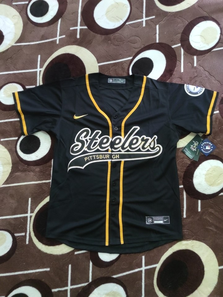 pittsburgh steelers baseball jersey