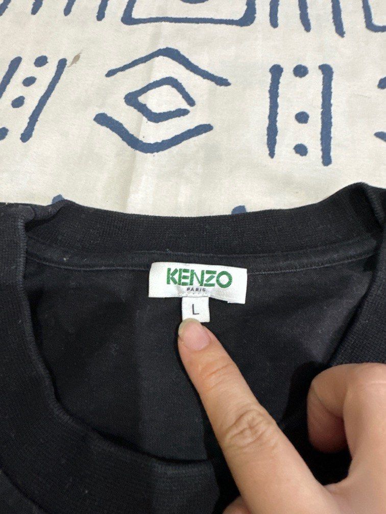Kenzo sweatshirt original deals vs fake