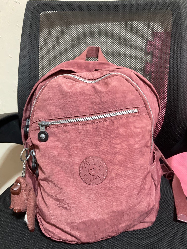 KIPLING Old Rose Backpack (Medium), Women's Fashion, Bags & Wallets