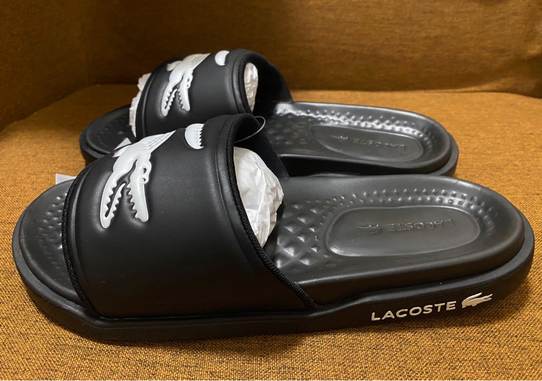 Claquette on sale lacoste slide