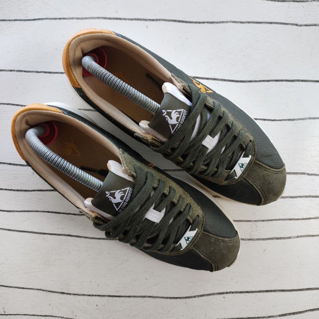 LE Coq Sportif France 1882 Green Army 6.5UK Men s Fashion Footwear Sneakers on Carousell