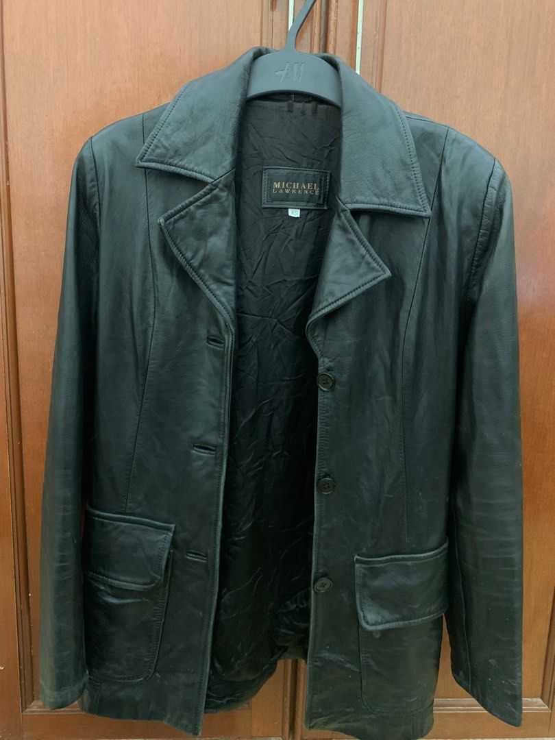 Michael lawrence leather jacket on sale