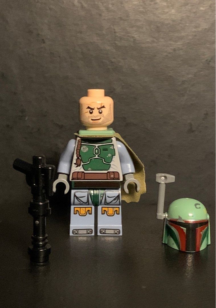 LEGO Star Wars Boba Fett Minifigure Mandalorian Bounty Hunter 9496 sw0396 main image 1