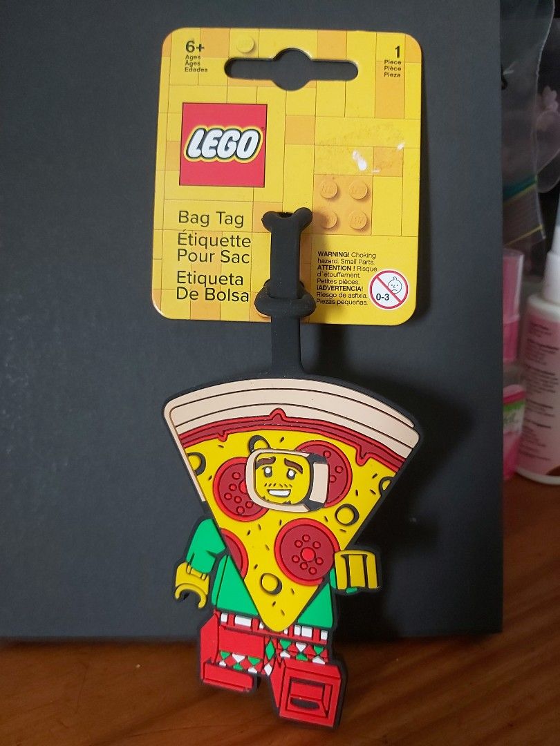 Lego Pizza guy bag tag, Hobbies Toys, Toys Games on Carousell
